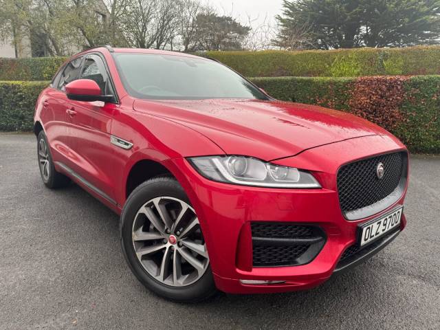 Jaguar F-Pace 2.0d R-Sport 5dr Auto AWD Estate Diesel Red