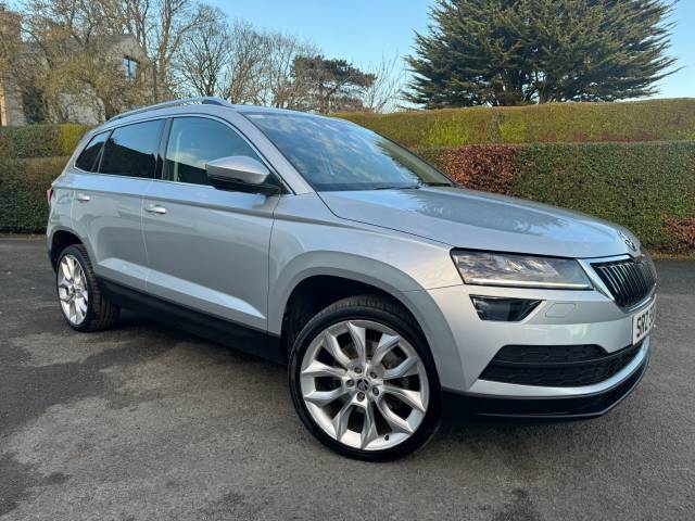 Skoda Karoq 𝐕𝐄𝐇𝐈𝐂𝐋𝐄 𝐑𝐄𝐒𝐄𝐑𝐕𝐄𝐃 1.5 TSI SE L 5dr Estate Petrol Silver