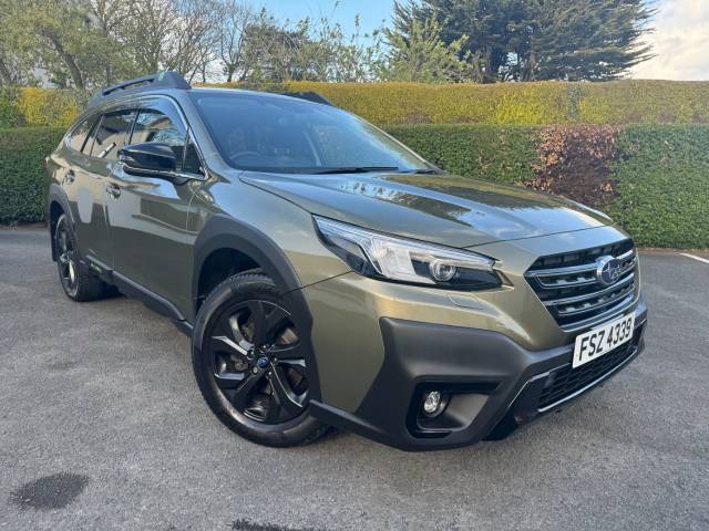 Subaru Outback 𝐕𝐄𝐇𝐈𝐂𝐋𝐄 𝐑𝐄𝐒𝐄𝐑𝐕𝐄𝐃 2.5i Field 5dr Lineartronic Estate Petrol Green