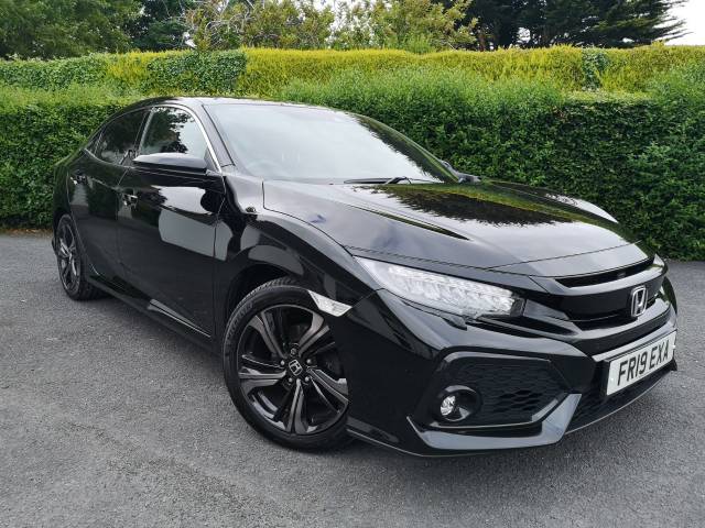 Honda Civic 𝐕𝐄𝐇𝐈𝐂𝐋𝐄 𝐑𝐄𝐒𝐄𝐑𝐕𝐄𝐃 1.0 VTEC Turbo EX 5dr Hatchback Petrol Black