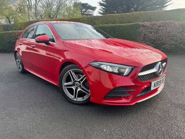 Mercedes-Benz A Class 1.5 𝐕𝐄𝐇𝐈𝐂𝐋𝐄 𝐑𝐄𝐒𝐄𝐑𝐕𝐄𝐃 A180d AMG Line Premium 5dr Auto Hatchback Diesel Red