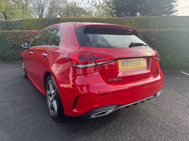 2019 Mercedes-Benz A Class 1.5 𝐕𝐄𝐇𝐈𝐂𝐋𝐄 𝐑𝐄𝐒𝐄𝐑𝐕𝐄𝐃 A180d AMG Line Premium 5dr Auto