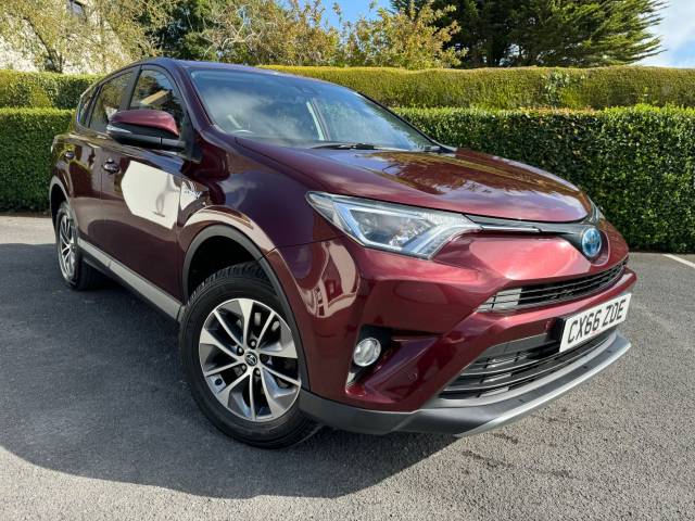 Toyota Rav4 2.5 𝐕𝐄𝐇𝐈𝐂𝐋𝐄 𝐑𝐄𝐒𝐄𝐑𝐕𝐄𝐃 Estate Petrol / Electric Hybrid Red