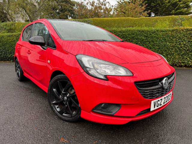 Vauxhall Corsa 𝐕𝐄𝐇𝐈𝐂𝐋𝐄 𝐑𝐄𝐒𝐄𝐑𝐕𝐄𝐃 1.4 SRi Vx-line Nav Black 5dr Hatchback Petrol Red