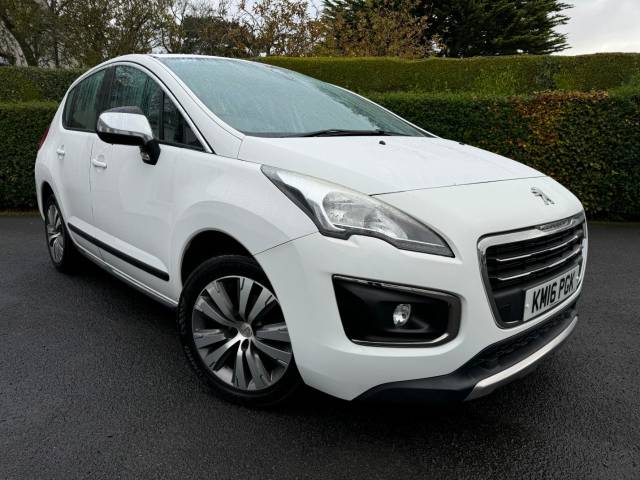 Peugeot 3008 1.6 𝐕𝐄𝐇𝐈𝐂𝐋𝐄 𝐑𝐄𝐒𝐄𝐑𝐕𝐄𝐃 Hatchback Diesel White