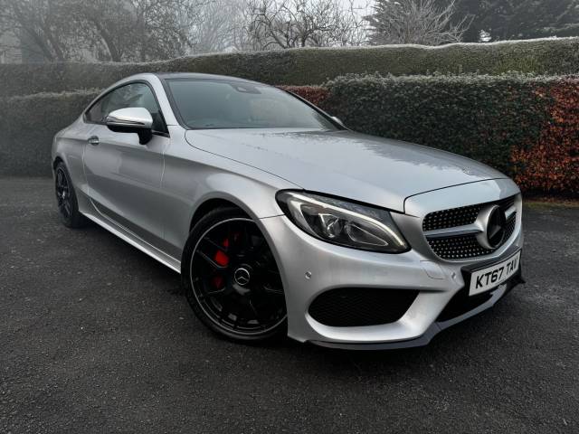 Mercedes-Benz C Class 2.1 𝐕𝐄𝐇𝐈𝐂𝐋𝐄 𝐑𝐄𝐒𝐄𝐑𝐕𝐄𝐃 Coupe Diesel Silver